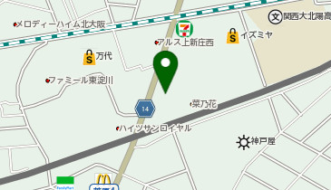 しまだ訪問診療クリニックの地図画像