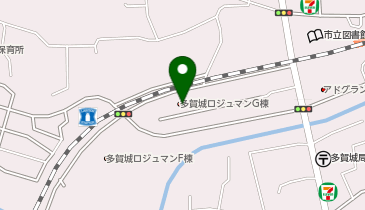 多賀城えきまえ皮膚科の地図画像