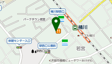 おけがわ眼科の地図画像