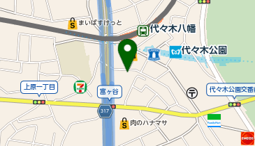 富ヶ谷みらいクリニックの地図画像