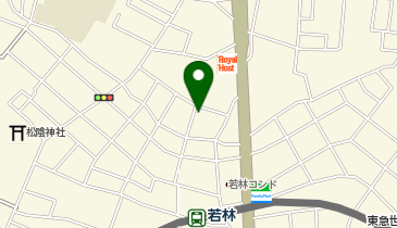 神津内科クリニックの地図画像