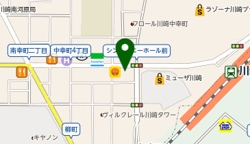 川崎たにぐち皮膚科の地図画像