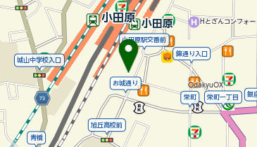 小田原箱根健診クリニックの地図画像