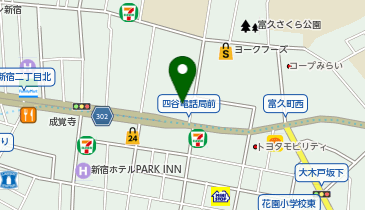 新宿東整形外科の地図画像
