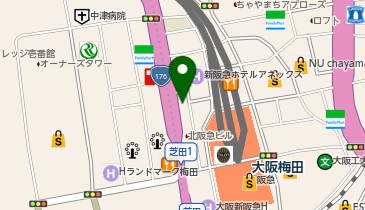 エースクリニック 大阪梅田院の地図画像