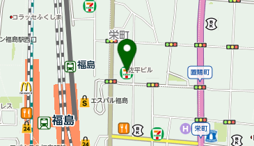 TCB 東京中央美容外科・TCB スキンクリニック 福島院の地図画像