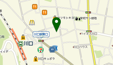 TCB東京中央美容外科 川口院の地図画像