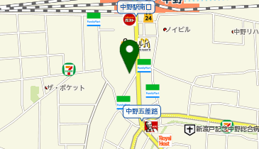 TCB東京中央美容外科 中野院の地図画像