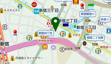 銀座ファインケアクリニック新宿院の地図画像