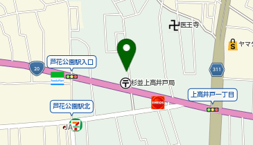 上高井戸わかば訪問クリニックの地図画像