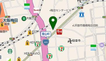 ONE CLINIC 梅田の地図画像