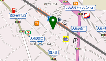 大橋こころとねむりのクリニックの地図画像
