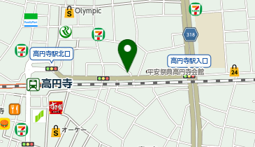 高円寺こどもクリニックの地図画像
