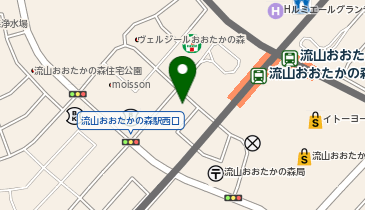 窪谷レディース&ベビークリニック 流山おおたかの森の地図画像