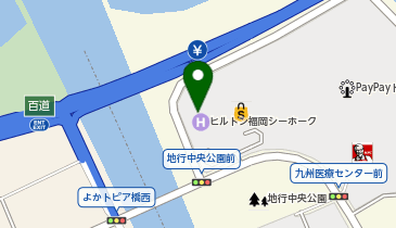 福岡セントフレンズクリニックの地図画像