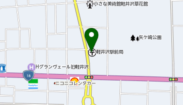 M CLINIC karuizawaの地図画像