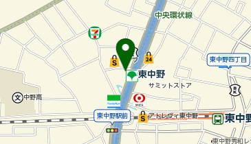 東中野駅前メンタルクリニックの地図画像