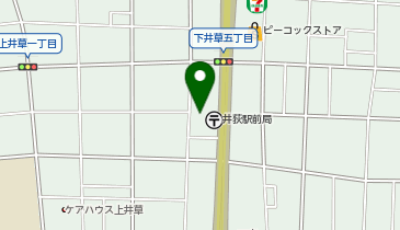 あべ整形外科の地図画像