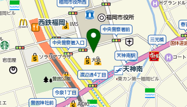 デイクリニック天神の地図画像