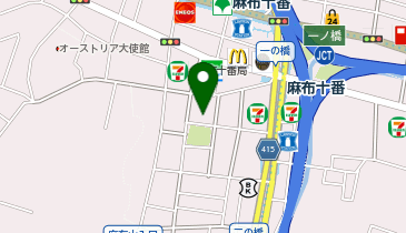 東京タワーヴュークリニック麻布十番の地図画像