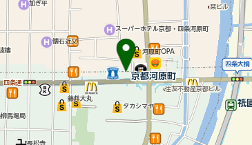 湘南美容クリニック京都河原町院の地図画像