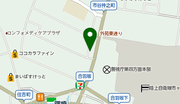 曙橋よつばファミリークリニックの地図画像