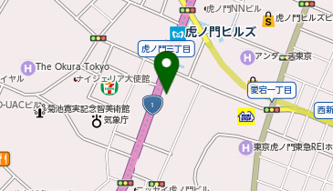 かつき虎ノ門クリニックの地図画像