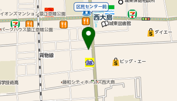 西大島よしざわ整形外科の地図画像