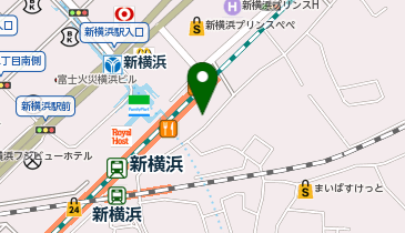 はぐくみ母子クリニック新横浜の地図画像