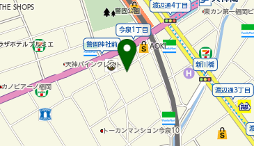 福岡天神駅前2分 のりこ 大腸・胃内視鏡 消化器内科クリニックの地図画像