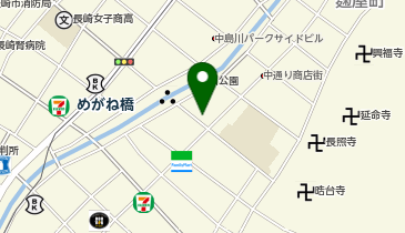 高原中央医院の地図画像