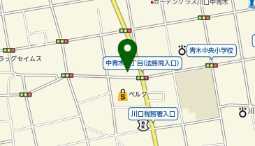 中青木整形外科の地図画像