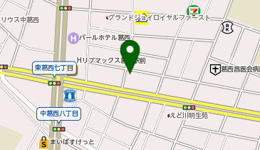 はら耳鼻咽喉科の地図画像