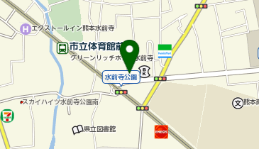 水前寺ライフクリニックの地図画像