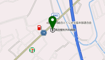 たかた整形外科・せぼねクリニックの地図画像