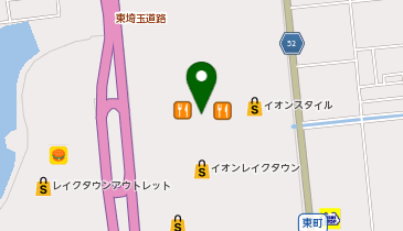 キャップスクリニック越谷レイクタウンの地図画像