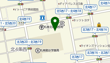 ソフィア北円山クリニックの地図画像