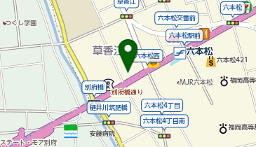 まつばら心療内科の地図画像