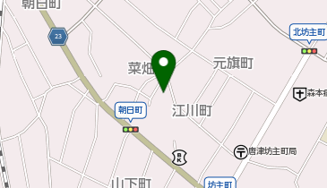 深川皮膚科の地図画像