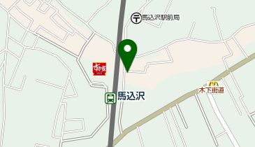 馬込沢ふじい皮ふ科の地図画像