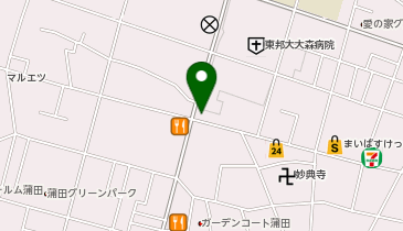 梅屋敷内科クリニックの地図画像