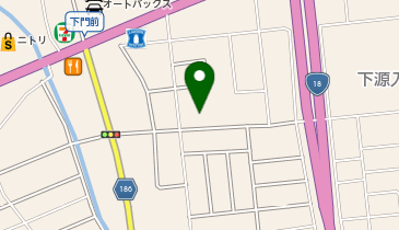 つちや耳鼻咽喉科の地図画像