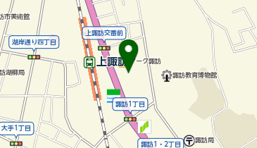 上諏訪駅前ひろ整形外科の地図画像