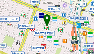 ふくちクリニック新橋の地図画像