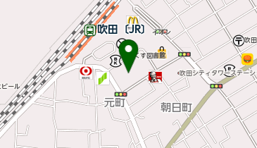 吹田駅前スキンクリニックの地図画像