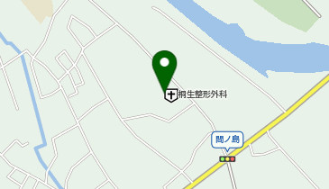 桐生整形外科 広沢クリニックの地図画像