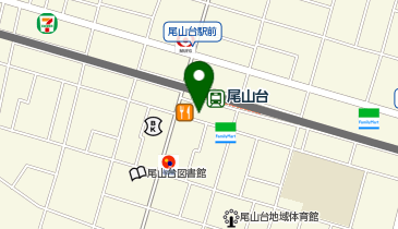 尾山台心療クリニックの地図画像