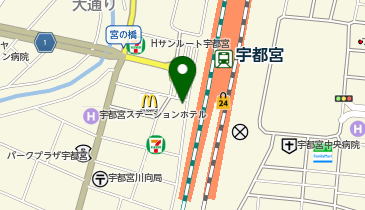 ノアAGAクリニック 宇都宮院の地図画像