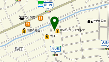 緑かごやま皮膚科クリニックの地図画像