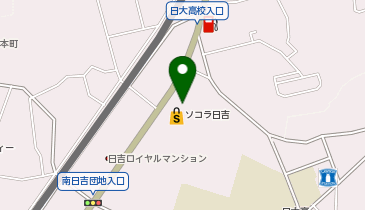 キッズクリニック日吉の地図画像